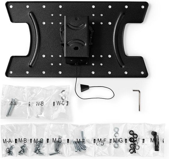 Nedis Kantelbare TV-Muurbeugel - 32-65 " - Maximaal schermgewicht: 30 kg - Kantelbaar: 5 ° - Minimale muurafstand: 53 mm - Staal - Zwart - afbeelding 10