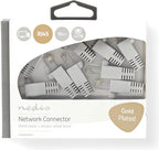 Nedis RJ45-Connector - Male - Solid UTP CAT6 - Recht - Verguld - 10 Stuks - PVC - Grijs - Doos - afbeelding 5