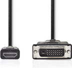 HDMIâ„¢- DVI-Kabel | HDMIâ„¢-Connector - DVI-D 24+1-Pins Male | 2,0 m | Zwart - afbeelding 9