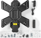 Nedis Gemotoriseerde TV-plafondbeugel - 23 - 55 " - Maximaal schermgewicht: 30 kg - Kantelbaar - Maximale plafondafstand: 663 mm - Minimale plafondafstand: 108 mm - Afstandbestuurbaar - Staal - Zwart - afbeelding 7