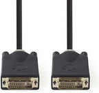Nedis DVI-Kabel - DVI-D 24+1-Pins Male - DVI-D 24+1-Pins Male - 2560x1600 - Verguld - 2.00 m - Recht - PVC - Antraciet - Blister - afbeelding 3
