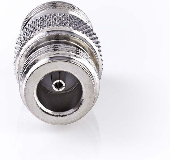 Nedis Satelliet- en Antenne-Adapter - N-Female - N-Female - Vernikkeld - 50 Ohm - Recht - Metaal - Zilver - 10 Stuks - Envelop - afbeelding 2