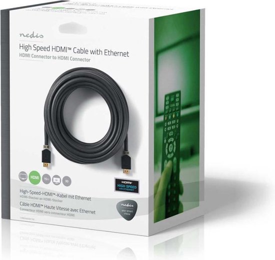 High Speed met Ethernet | HDMI™ Connector | HDMI™ Connector | | | m | | | Antraciet | - afbeelding 62