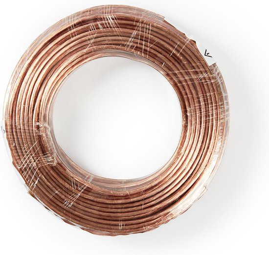 Nedis Speaker-Kabel - 2x 1.50 mm² - CCA - m - Rond - PVC - Folieverpakking - afbeelding 8