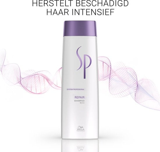 Wella Professionals SP Repair Shampoo - 250 ml - Voor zeer beschadigd en medium tot stug haar - afbeelding 2