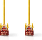 CAT6 Netwerkkabel - RJ45 Male - RJ45 Male - S/FTP - 30.0 m - Rond - LSZH - Geel - Polybag - afbeelding 1