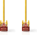 Nedis CAT6 Netwerkkabel - RJ45 Male - RJ45 Male - S/FTP - 20.0 m - Rond - LSZH - Geel - Polybag - afbeelding 1