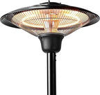 Nedis Patio Verwarmer - 1500 W - 1 Warmte Stand - Omvalpreventie - IP34 - Zwart - afbeelding 8