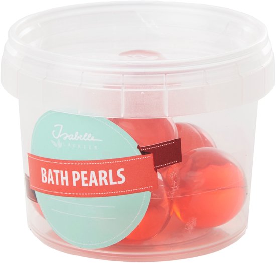 Isabelle Laurier Bath Pearls Passion Fruit 8x3,5g + Bath Fizzers Pinky 5x8g - 12 doosjes (6+6) in overdoos - afbeelding 3