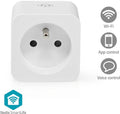 Nedis SmartLife Slimme Stekker - Wi-Fi - IP21 - Energiemeter - 3680 W - France / Type-E (CEE 7/6) - 0 - 55 °C - Android / IOS - Wit - 1 Stuks - afbeelding 1