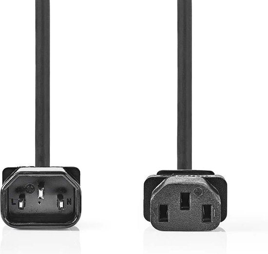 Nedis electriciteitssnoer Zwart m C14 stekker C13 stekker - afbeelding 7