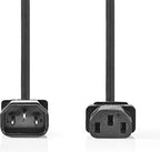 Nedis electriciteitssnoer Zwart m C14 stekker C13 stekker - afbeelding 7