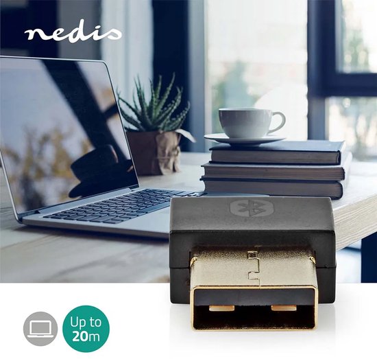 Nedis Bluetooth-Dongle - 5.1 - Bluetooth / USB - 20 m - afbeelding 3