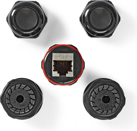 Nedis Netwerkkoppeling - Buitenshuis - CAT6 - Afgeschermd - RJ45 Female - RJ45 Female - Recht - Kunststof - Doos - afbeelding 7