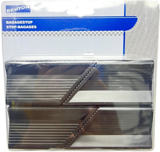 Benton- BAGAGEKLEMMEN 12 STUKS-zwart - afbeelding 4