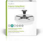 Nedis Projectorbeugel - Draai- en Kantelbaar - 10 kg - Draaibaar - Kantelbaar - Staal - Zwart - afbeelding 7