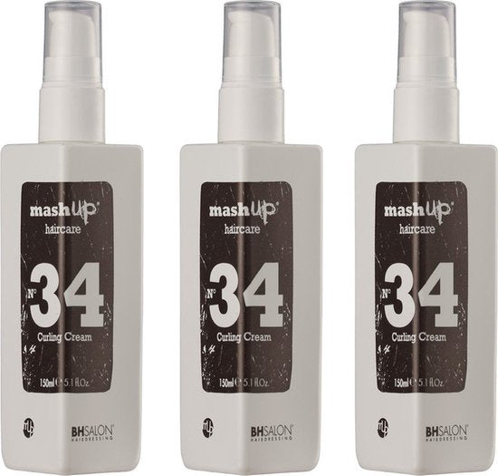 mashUp haircare N° 34 Curling Cream 150ml - 3 stuks - afbeelding 1