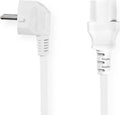 Nedis electriciteitssnoer m Netstekker type C13 Wit — EAN 5412810281374