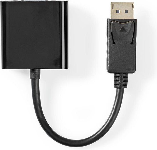 Nedis DisplayPort-Adapter - DisplayPort Male - VGA Female 15p - 1080p - Vernikkeld - Recht - 0.20 m - Rond - PVC - ABS - Zwart - Label - afbeelding 5
