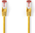 Nedis CAT6-kabel - RJ45 Male - RJ45 Male - S/FTP - 10.0 m - Rond - LSZH - Geel - Polybag - afbeelding 1