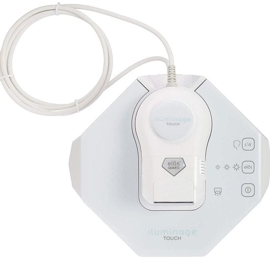 Iluminage Touch IPL - ALS BESTE GETEST - FDA goedgekeurd met 2 reserve IPL Elōs Quartz lampen- Permanent Hair Reduction System ( Gepatenteerde Dual Wave Technologie, IPL en Radiofrequentie) - afbeelding 2
