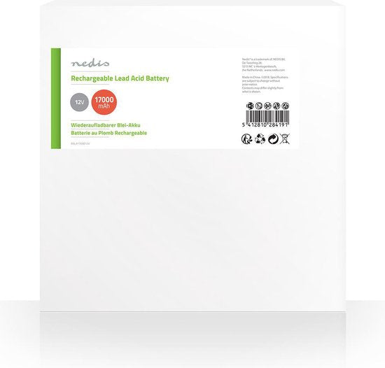 Nedis Oplaadbare Loodaccu - Oplaadbaar - 12 V - afbeelding 4