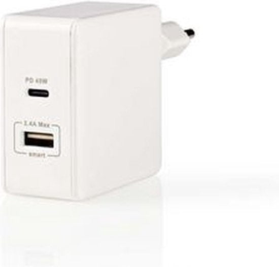 Nedis thuislader met 1 USB-C PD en 1 USB-A poort - 57W - afbeelding 9
