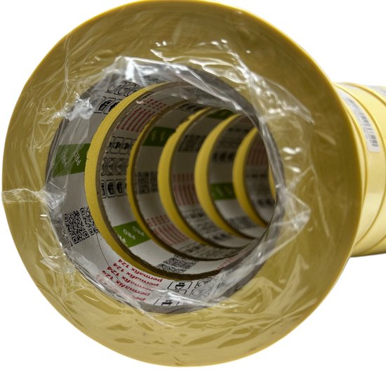 Permafix 124 PRO Pak met 9 Rollen Afplaktape 25 mm x 50 Mtr. - afbeelding 4