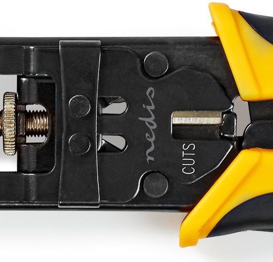 Nedis Antennekabel Installatiegereedschap - Krimptang - Geel / Zwart - ABS / Staal - afbeelding 6