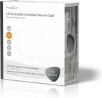 Nedis Netwerk Kabel Rol - CAT5e - Stranded - U/UTP - Koper - 100.0 m - Binnenshuis - Rond - PVC - Grijs - Gift Box - afbeelding 5