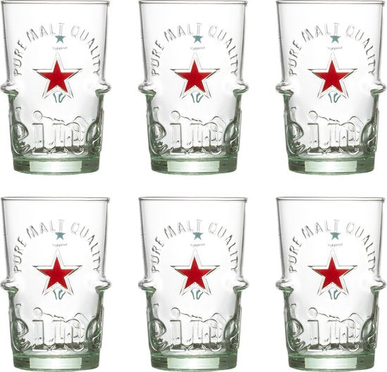 Heineken - Bierglas Silver 250ml - 6 stuks - afbeelding 2