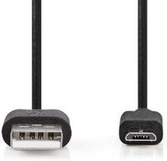 Nedis USB-kabel m 2.0 Micro-USB B Zwart - afbeelding 6