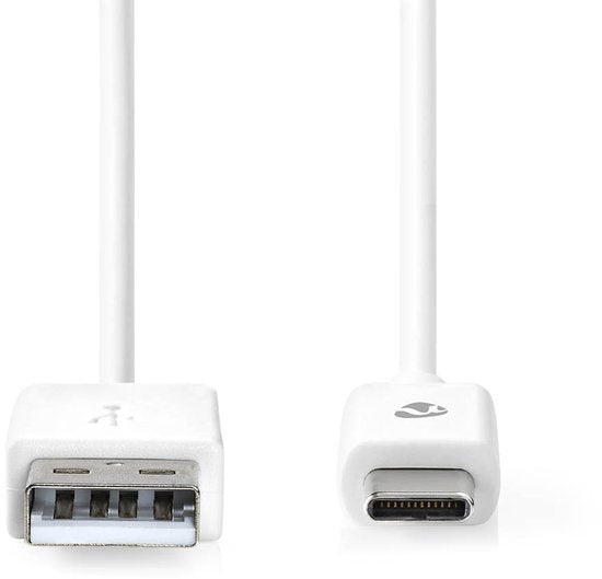USB-Kabel - USB 2.0 - USB-A Male - USB-C Male - W - 480 Mbps - Vernikkeld - m - Rond - PVC - afbeelding 33