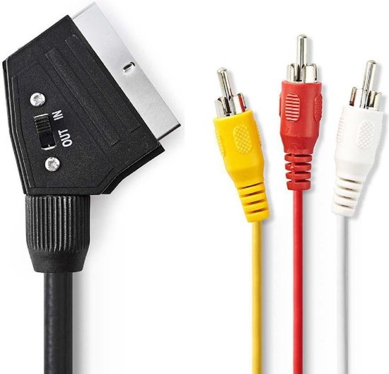 Nedis Scart - Composiet 3RCA kabel - 2 meter - afbeelding 16