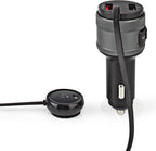 Nedis FM-Audiotransmitter voor Auto - Gefixeerd - Handsfree bellen - 0.8 " - LED-Scherm - Bluetooth - QC 3.0 / 5.0 V DC / 1.0 A - Snelladen - Google Assistant / Siri - Zwart - afbeelding 7