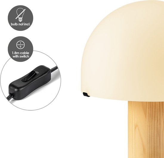 Home sweet home tafellamp Mushroom - afbeelding 17