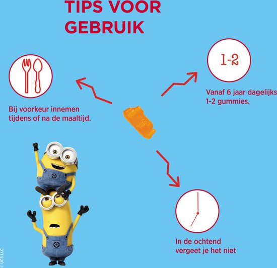 Dagravit Kids-Xtra Vitaminions Multivitaminen 6-12 jaar - 2 x 60 gummies - Voordeelverpakking - afbeelding 6