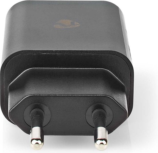 Nedis Oplader - 18 W - 1.5 / 2.0 / 3.0 A - Outputs: 1 - USB-A - Geen Kabel Inbegrepen - Automatische Voltage Selectie - Zwart - afbeelding 4