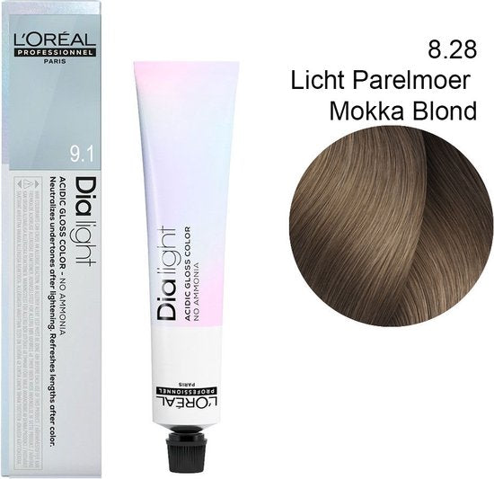 Permanent Dye L'Oreal Professionnel Paris Dia Light Nº 8,28 Ammonia-free (50 ml) - afbeelding 2