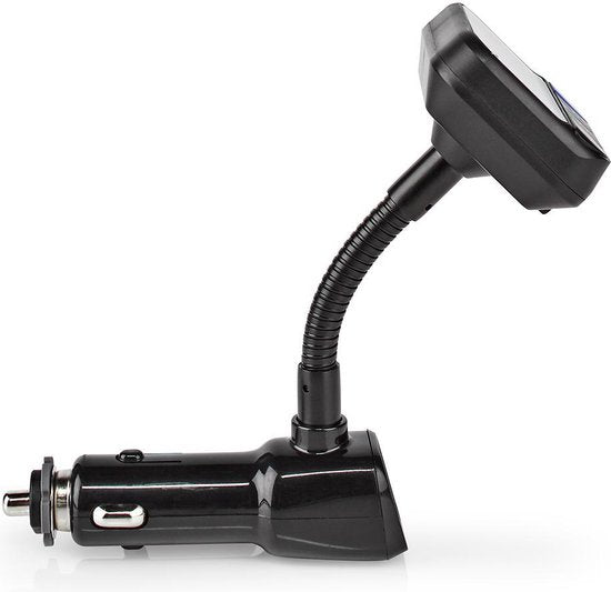 Nedis FM-Audiotransmitter voor Auto - Zwanenhals - Handsfree bellen - 1.5 " - LED-Scherm - Bluetooth - 5.0 V DC / 1.0 A / 5.0 V DC / 2.4 A - Bass boost - Google Assistant / Siri - Zwart - afbeelding 9
