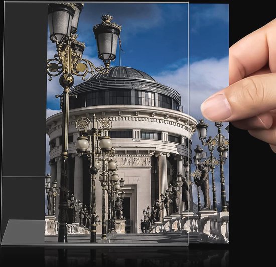 A6 Tafelstandaard Schuin - 6 Stuks Plexiglas L-standaard voor Cafés, Restaurants en Tentoonstellingen - afbeelding 6