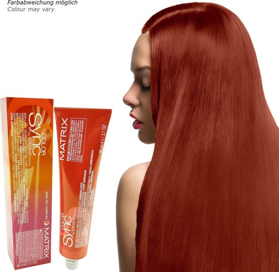Matrix Color Sync by Socolor Crème tint haarkleuring zonder ammoniak 84ml - 07BR Medium Blonde Blonde Red / Mittelblond Blond Rot - afbeelding 2