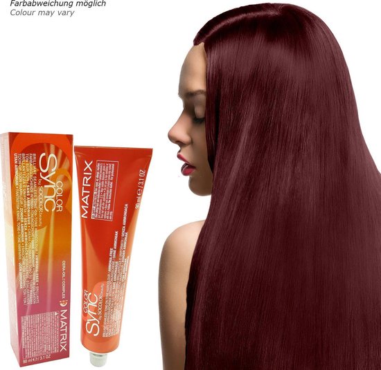 Matrix Socolor Color Sync - # 5R Light Brown Red - Hellbraun Rot - afbeelding 2