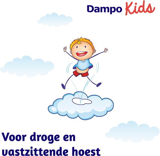 Dampo Kids Kindersiroop Alle Hoest + Vrije luchtwegen - Voor droge en vastzittende hoest - Vanaf 1 jaar - Medisch hulpmiddel - 100 ml - afbeelding 7