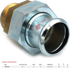 Raccorderie Metalliche Steelpres 384028000 28x1" Straight Male Union Connector - 1 stuk - afbeelding 3