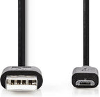 Nedis USB-kabel m 2.0 Micro-USB B Zwart - afbeelding 13