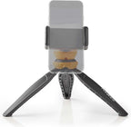 Nedis Statief - Maximaal draagvermogen: 1.5 kg - Minimale werkhoogte: 11.0 cm - Maximale werkhoogte: 16.0 cm - 1 Segment - Gefixeerd - Inclusief reistas - ABS / Nylon - Oranje / Zwart - afbeelding 1