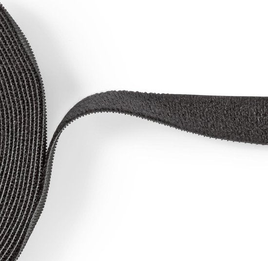 Nedis Klittenband op Rol - 910 x 1.6 cm - Zwart - afbeelding 4