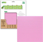 BiOBUDDi Basisplaten 32x32 basisplaat roze BB-0095 Flamingo Pink - afbeelding 3