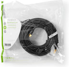 Nedis Antennekabel - SMA Male - SMA Female - Verguld - 50 Ohm - Dubbel Afgeschermd - 10.0 m - Rond - PVC - Zwart - Label - afbeelding 5